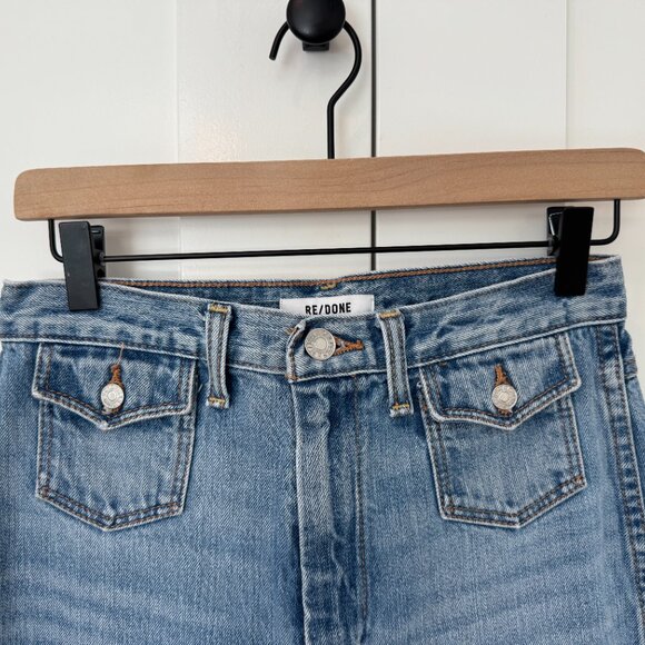 RE/DONE 70sβ Wide-Leg Jeans β Size 26 β Excellent Condition - Picture 7 of 14